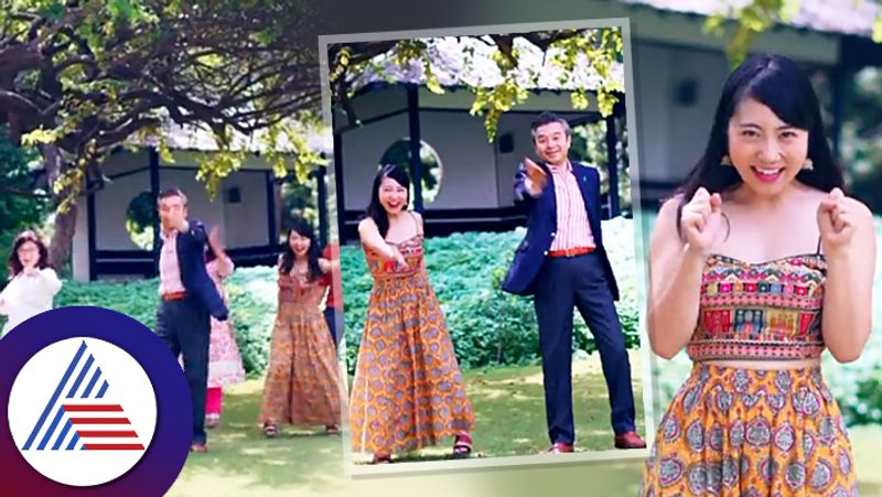 Japanese Ambassador dances to  Kaavaalaa with YouTuber suc