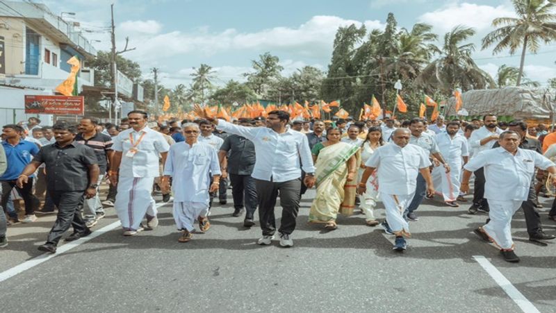 BJP state president annamalai explains about udhayanidhi neet secret in kanyakumari en mann en makkal yatra