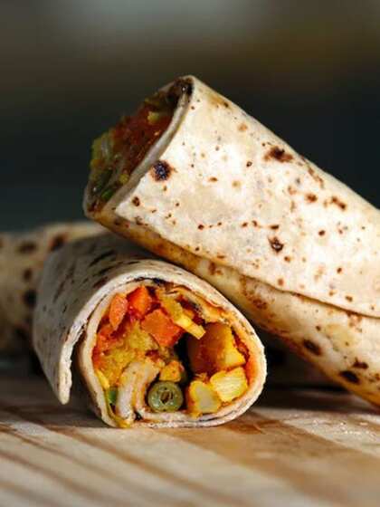 Veg Chapati Roll