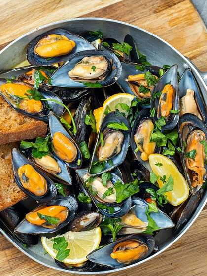 Uncooked/ undercooked Shellfish or Seafood