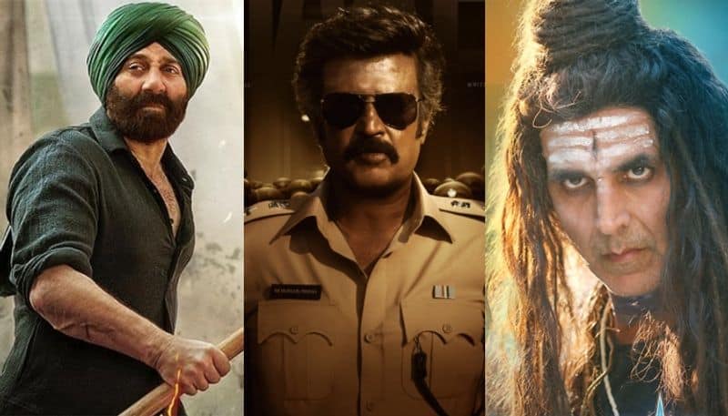 jailer omg 2 gadar 2 first week official box office collections rajinikanth akshay kumar sunny deol mohanlal sun pictures nsn