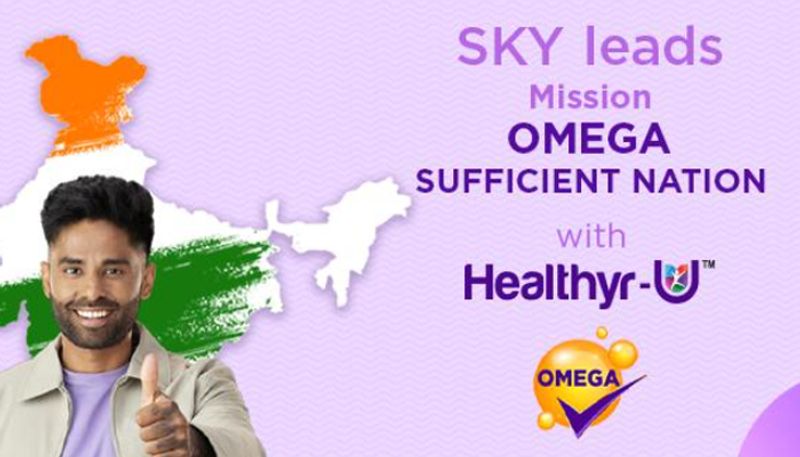 Suryakumar Yadav Leads the Mission "Omega Sufficient Nation" with Healthyr-U, a Wellness Initiative by Zuventu