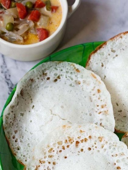 Appam with Stew