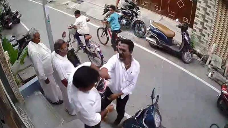 DMK cadre slapped man in salem video goes viral