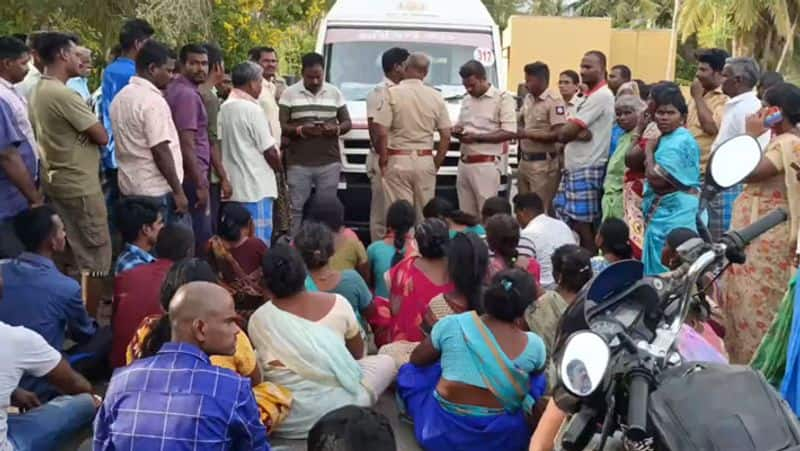 Woman dies due to doctor's wrong treatment near Tirupattur! Protest to arrest female doctor!