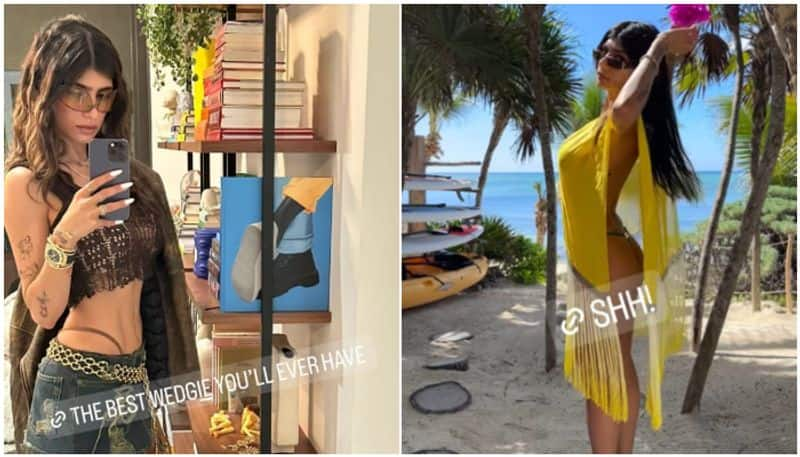 Mia Khalifa SUPER-HOT Photos: Model flaunts luscious assets in bold attires; see her sizzling pictures vma