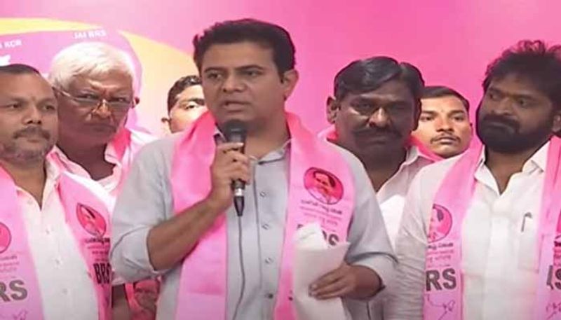  Telangana Minister KTR Leaves  For sircilla to file nomination lns