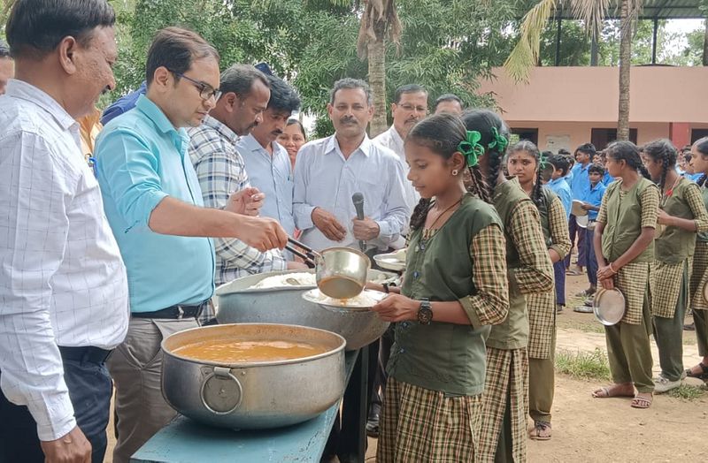 Eggs 2 days a week for shivamogga government school childrens gvd