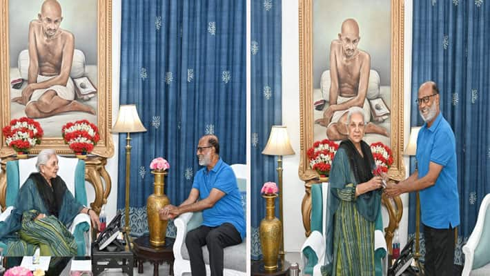 Rajinikanth Meets UP CM Adityanath, Touches Feet At His Lucknow Residence video goes viral