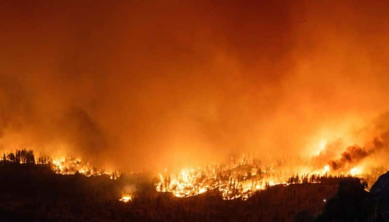 intensive wildfire western Canada more than 30000 reported to evacuate soon