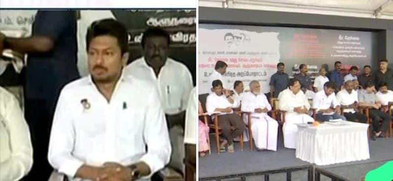 Fasting protest across Tamil Nadu on behalf of DMK demanding cancellation of NEET exam