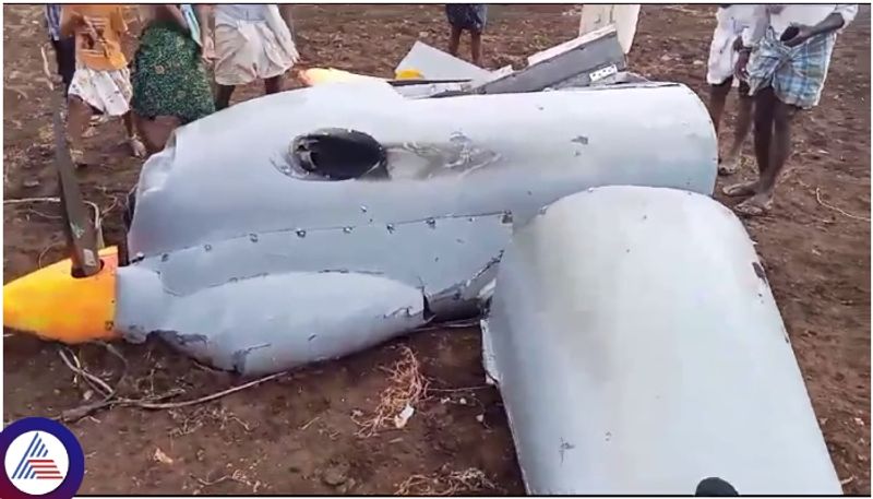 DRDOs unmanned Tapas plane crashes on testflight at Chitradurga farmers land sat