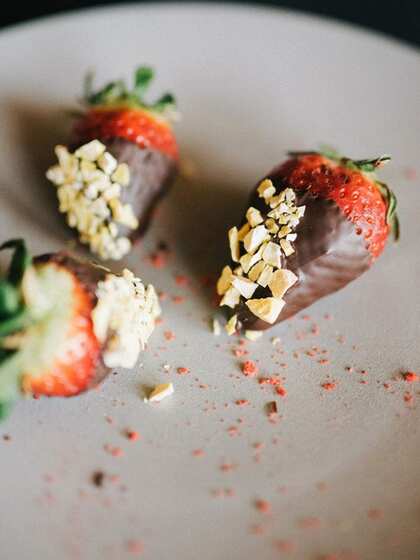 Dark Chocolate Dipped Strawberries