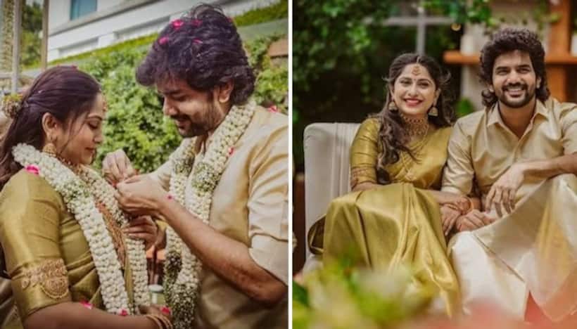 Tamil actor Kavin marries girlfriend Monicka David; see wedding pictures
