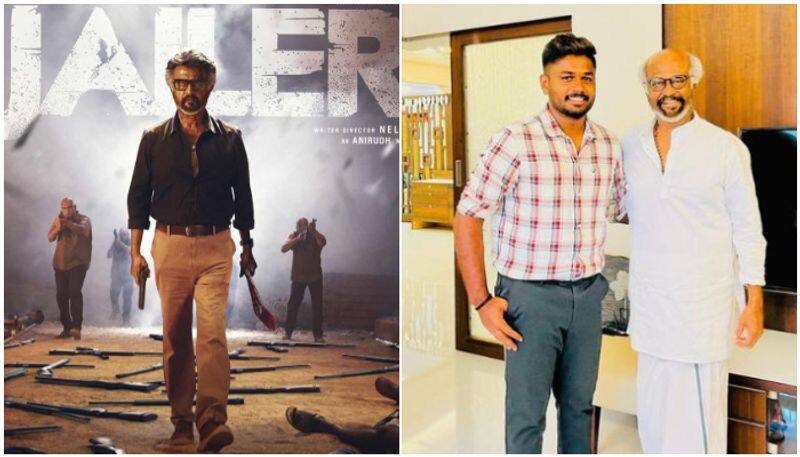 Sanju Samson who saw Rajinikanth Jailer Movie in Ireland as chief guest