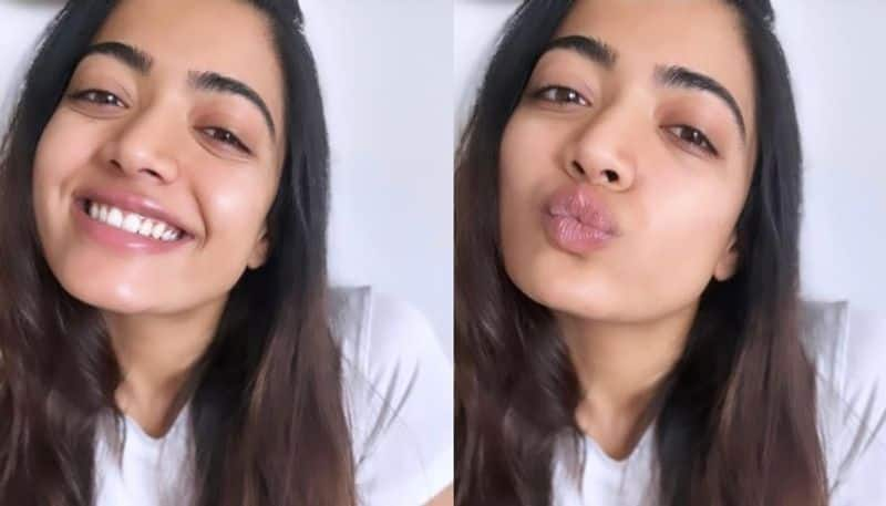 Actress Rashmika Mandanna cute Selfies  NSK