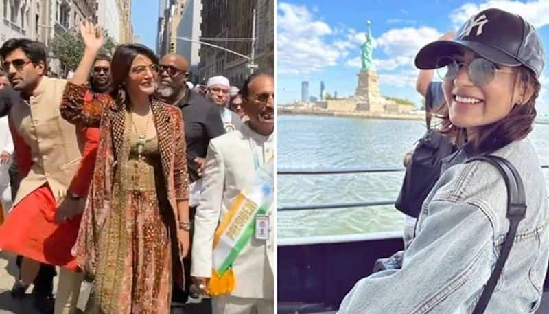 Photos Samantha Ruth Prabhu in New York: Actress attends 41st India Day Parade, says 'Jai Hind' RBA