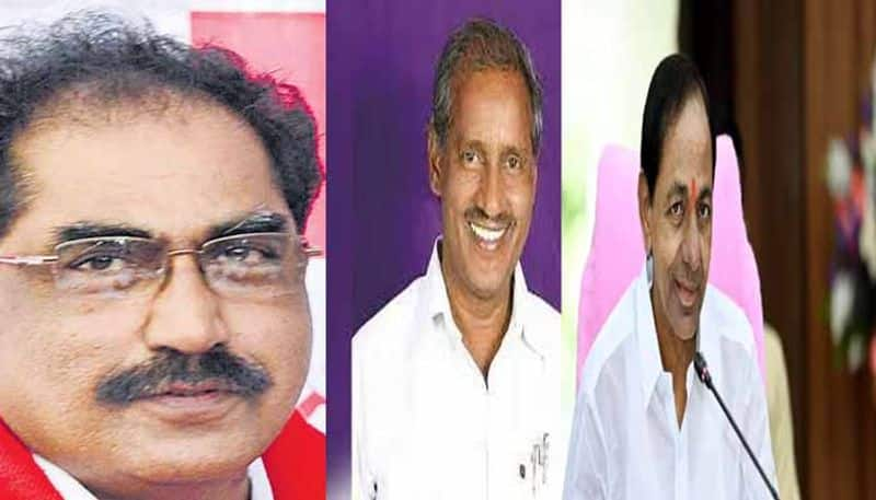 KCR Clarifies no alliance with left parties lns