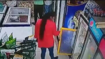 girls steal chocolate in madhya pradesh  gwalior ZKAMN