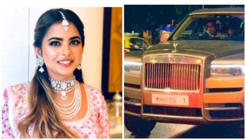 Isha Ambani spotted RS 10 crore Rolls Royce Cullinan magic car which change colors ckm