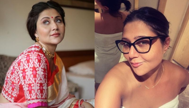 moral policing against swastika mukherjee after posted photos in which she wears a towel hyp