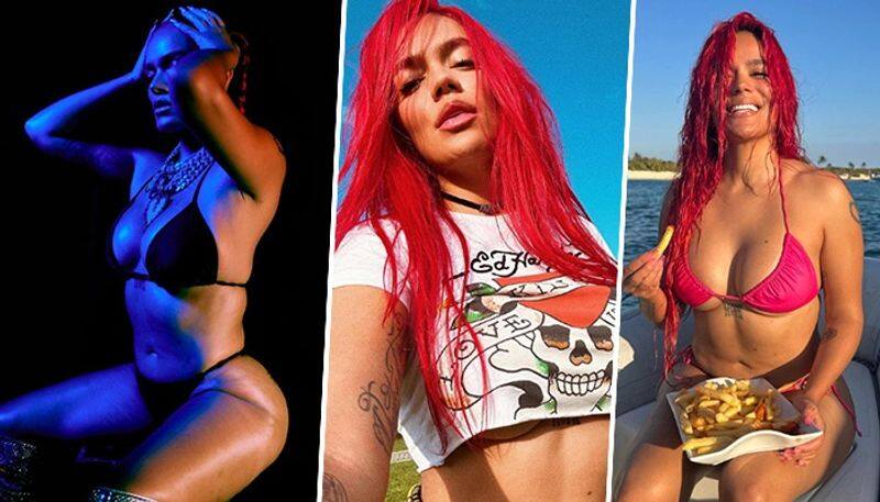 SUPER SEXY photos of Karol G Singer soars temperatures in HOT Pink BIKINI; see sizzling pictures ATG