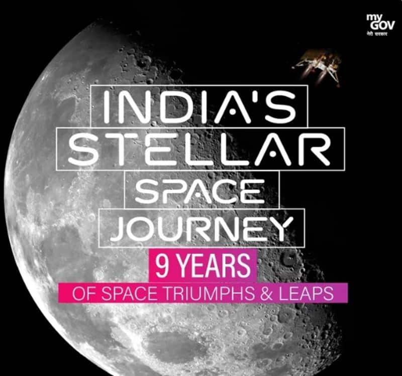 India's Space Achievements from 2014 and landing of Chandrayaan 3 in Moon Vikram Lander 