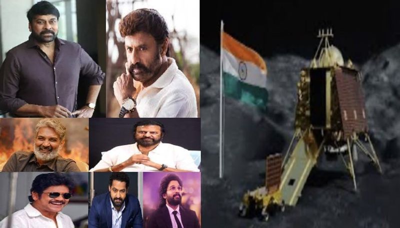 Tollywood Celebrities about successful launching Chandrayaan 3 NSK