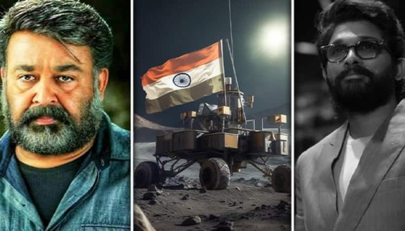Chandrayaan 3 Landed: Mohanlal, Allu Arjun and others congratulate and hail ISRO