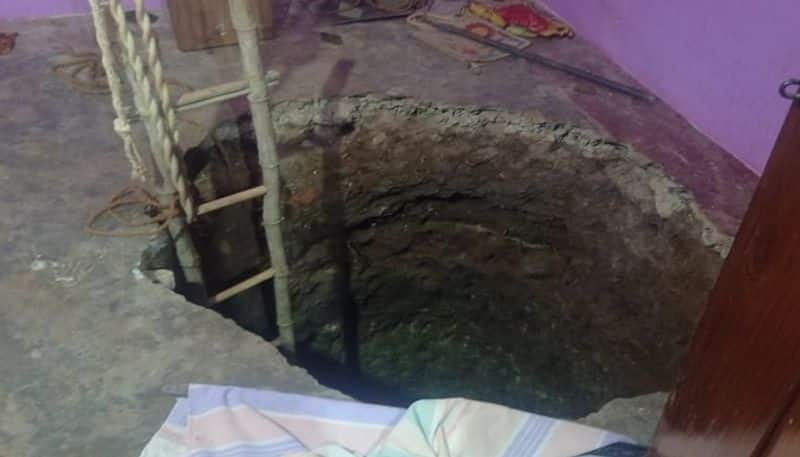 Woman who Opened Hole inside the House for the Treasure in Chamarajanagara grg