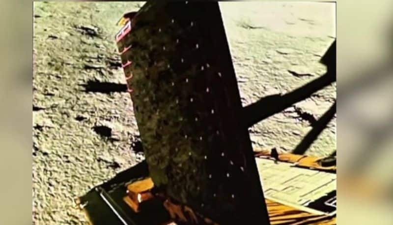 Chandrayaan 3 Rover ramped down from the Lander kgn