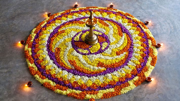 Onam 2023: How to make an easy Pookalam or floral rangoli design; Check here anr eai