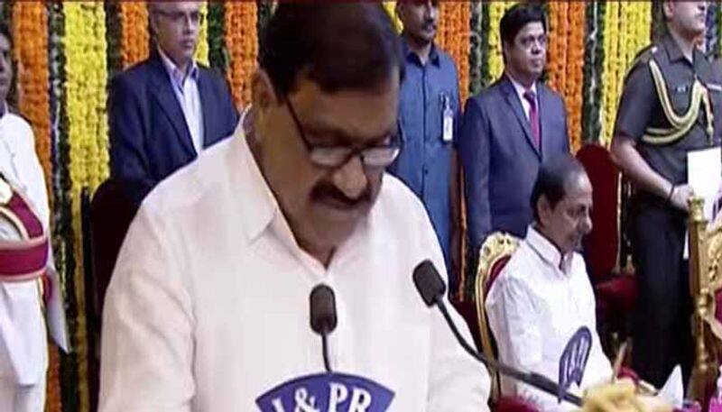 Patnam Mahender Reddy Sworn in as Telangana Cabinet Minister lns