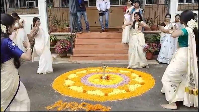 college students celebrate onam festival at campus in nilgiris district