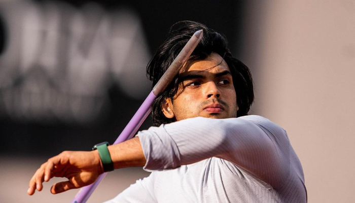 World Athletics Championships 2023 Javelin Throw Star Neeraj Chopra DP Manu Kishore Jena in action kvn