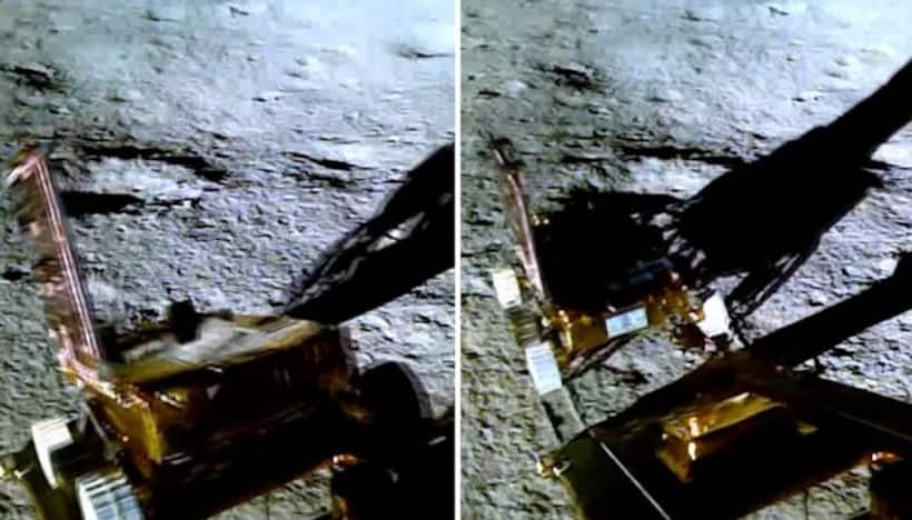 ISRO shares video of how Chandrayaan 3 Rover ramped down from Lander to lunar surface | WATCH