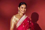 rakul preet singh saree photos Simple saree for newly bride images kxa 