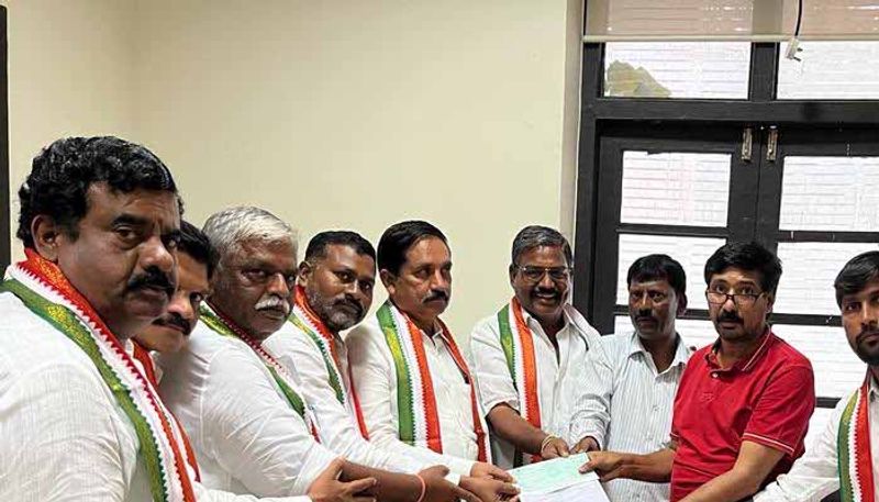  Congress leaders Submitted Applications for  MLA Tickets  one Assembly segment  lns   