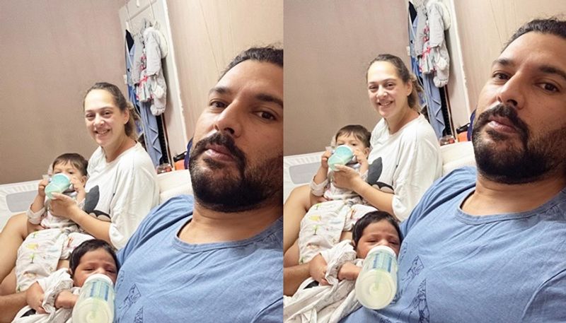 former team india all rounder Yuvraj Singh and Hazel Keech welcome baby girl san