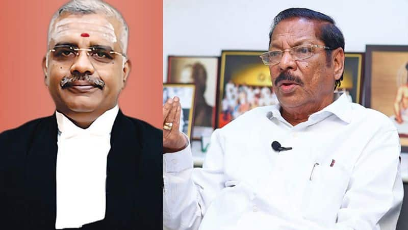 Action against rs bharathi? Answer given by Justice Anand Venkatesh..!