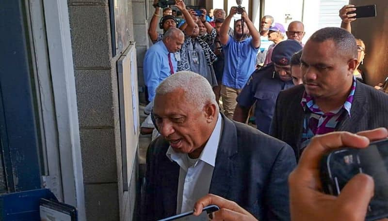 fijis former prime minister Frank Bainimarama has been sentenced  prison for obstructing a police investigation into corruption