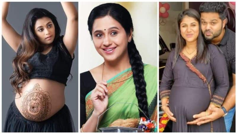 Devayani Alya Manasa and more celebrities who acted in pregnant time 