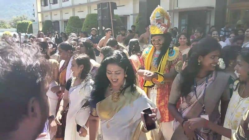 onam celebration at medical college in kanyakumari district