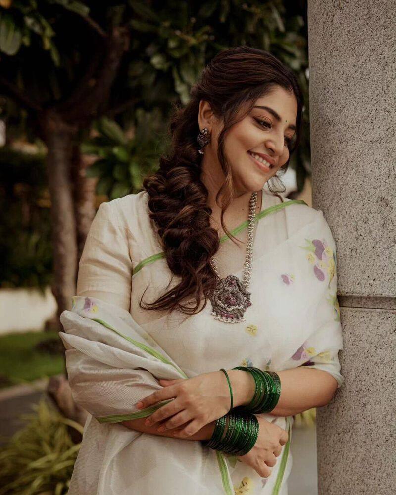 Manjima mohan onam special photos 