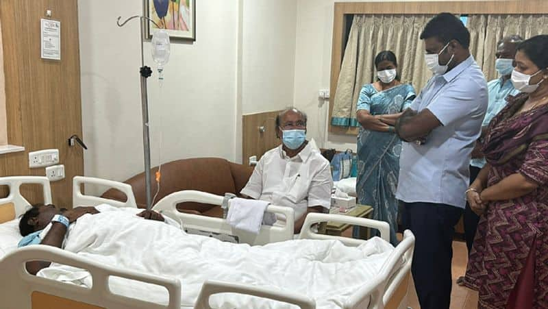 GK Mani admitted to Apollo Hospital