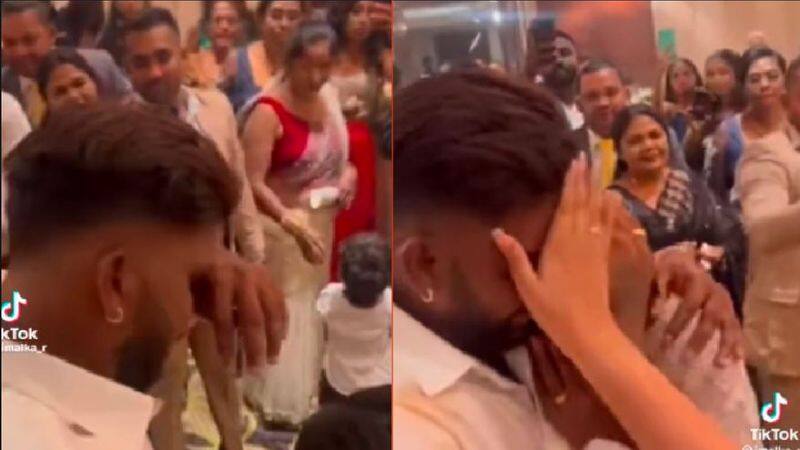 IPL RCB player Wanindu Hasaranga Breaks Down During his Sister Marriage video goes viral akb