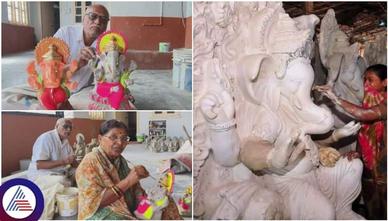 Karnataka Ganesha idol manufacturers Problems Huge demand for POP Ganesha idol sat