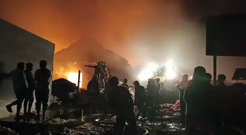 Terrible fire incident in Tirupur Baniyan cloth Export Company