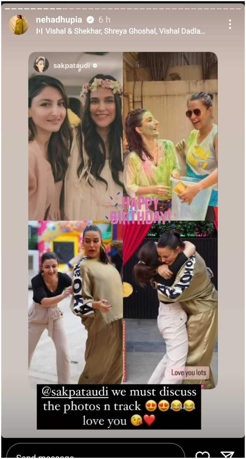 Happy Birthday Neha Dhupia: Kareena Kapoor,  Katrina Kaif, Anushka Sharma bless her with cute wishes ADC 