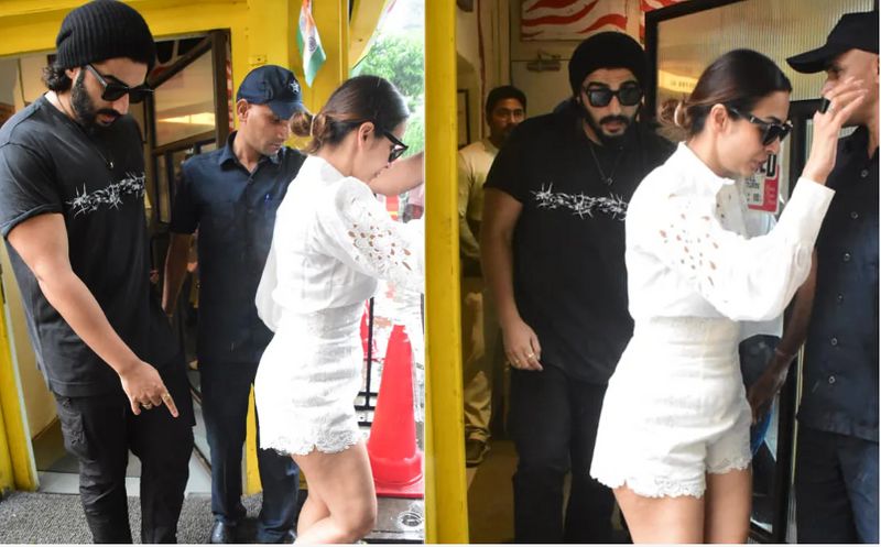 Amid Break Up Rumours Malaika Arora And Arjun Kapoor Spotted Together In Bandra vvk